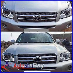 LED Headlights & Tail Lights & Grille Set For 2001-2007 Toyota Highlander Kluger