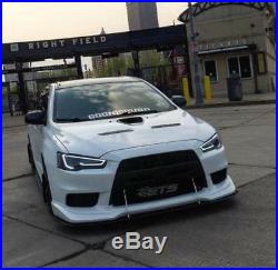 LED Headlights + Tail Lights Smoked For Mitsubishi Lancer EVO X 08-17