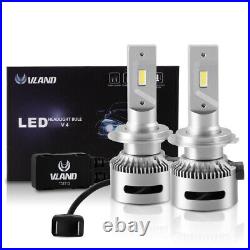 LED Headlights+Taillights+VLAND H7 LED Bulbs for 10-13 Golf MK6 12-13 Golf R