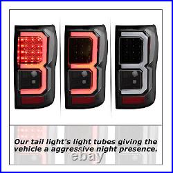 LED Light Tube Style Tail Lights Brake Lamps For Toyota Tundra 2007-2013