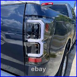 LED Light Tube Style Tail Lights Brake Lamps For Toyota Tundra 2007-2013