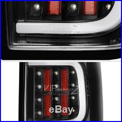 LED PLASMA TUBE 2009-2014 Ford F150 F-150 Black Brake Tail Lights Left+Right
