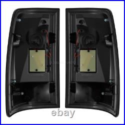 LED Pair For 2009-2018 Dodge Ram 1500 2500 3500 Tail Lights Black Brake Lamps
