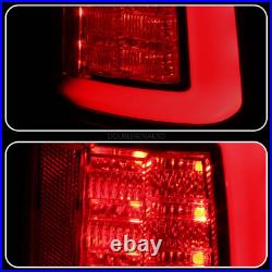 LED Pair For 2009-2018 Dodge Ram 1500 2500 3500 Tail Lights Black Brake Lamps