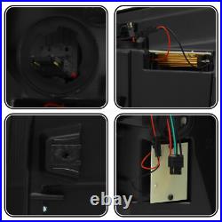LED Pair For 2009-2018 Dodge Ram 1500 2500 3500 Tail Lights Black Brake Lamps