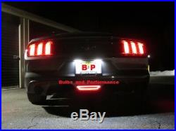 LED REAR 4th BRAKE TAIL BACK UP REVERSE LIGHT SMOKED for 2015-2020 FORD MUSTANG