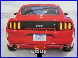 LED REAR 4th BRAKE TAIL BACK UP REVERSE LIGHT SMOKED for 2015-2020 FORD MUSTANG