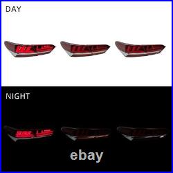 LED RED Tail Lights For 2018 2019 2020 2021 Toyota Camry Rear Lamps Assembly