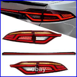 LED RED Tail Lights & Middle Kit For Toyota Corolla 2020 2021 2022 Rear Lamp