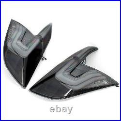 LED RGB Tail Lights Pair For Honda Civic Sedan 2016-2021 Sequential Rear Lamps