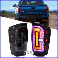 LED RGB Tail Lights for Toyota Tacoma 2016-2021 App Control Sequential Rear Lamp