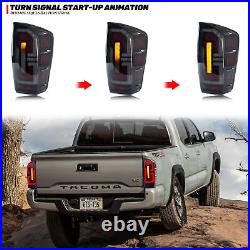 LED RGB Tail Lights for Toyota Tacoma 2016-2021 App Control Sequential Rear Lamp