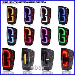 LED RGB Tail Lights for Toyota Tacoma 2016-2021 App Control Sequential Rear Lamp