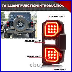 LED Raptor Tail Lights for Ford Bronco 2021 2022 2023 OEM+ Sequential Rear Lamps
