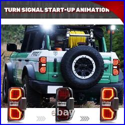 LED Raptor Tail Lights for Ford Bronco 2021 2022 2023 OEM+ Sequential Rear Lamps