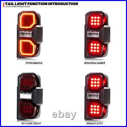 LED Raptor Tail Lights for Ford Bronco 2021 2022 2023 Sequential OEM+ Rear Lamps