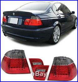 LED Rückleuchten rot schwarz Facelift Optik für BMW 3ER E46 Limousine 01-05