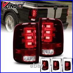 LED Sequentail Tail Lights For 2004-2008 Ford F150 F-150 Styleside Left+Right