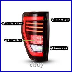 LED Sequential Tail Lights Clear Driving Lamps For 2009 2010-2013 2014 Ford F150