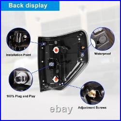 LED Sequential Tail Lights Clear Driving Lamps For 2009 2010-2013 2014 Ford F150