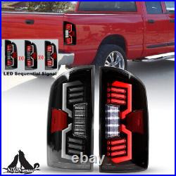 LED Sequential Tail Lights For 2002-06 Dodge Ram 1500 03-06 Dodge Ram 2500 3500