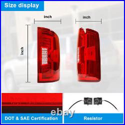 LED Sequential Tail Lights For 2003-2006 Dodge Ram 1500 2500 Signal Brake Lamps