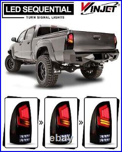 LED Sequential Tail Lights For 2005-2015 Toyota Tacoma Brake Lamps Pair LH&RH