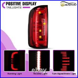 LED Sequential Tail Lights For 2015-2022 Chevy Colorado Red Signal Brake Lamps
