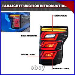 LED Sequential Tail Lights For Ford F-150 F150 Raptor 2015-2020 Rear Lamps