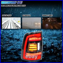 LED Sequential Tail Lights for Dodge Ram 2009-2018 Yellow Turn Signal Rear Lamps