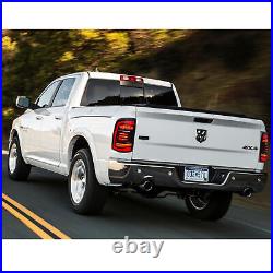 LED Sequential Tail Lights for Dodge Ram 2009-2018 Yellow Turn Signal Rear Lamps