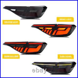 LED Sequential Tail Lights for Honda Civic 11th Gen 2022 2023 V2 Rear Lamps