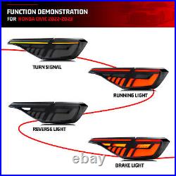 LED Sequential Tail Lights for Honda Civic 11th Gen 2022-2024 Sedan Rear Lamps