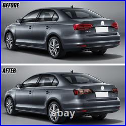LED Sequential Tail Lights for Jetta 2015-2018 MK6 Animation Black Rear Lamps