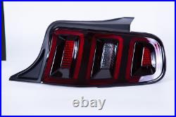 LED Sequential Tube Tail Lights For 2010-2014 Ford Mustang Brake Lamps Red Pair LED Sequential Tube Tail Lights For 2010-2014 Ford Mustang Brake Lamps Red Pair