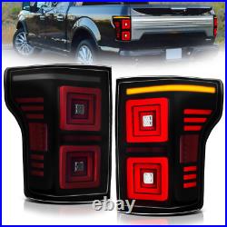 LED Sequential Turn Signals Tail Lights For 2015-2020 Ford F-150 F150 Rear Lamps