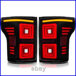LED Sequential Turn Signals Tail Lights For 2015-2020 Ford F-150 F150 Rear Lamps