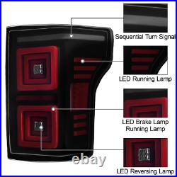 LED Sequential Turn Signals Tail Lights For 2015-2020 Ford F-150 F150 Rear Lamps