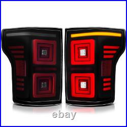LED Sequential Turn Signals Tail Lights For 2015-2020 Ford F-150 F150 Rear Lamps