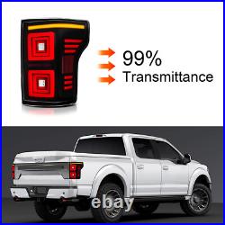 LED Sequential Turn Signals Tail Lights For 2015-2020 Ford F-150 F150 Rear Lamps