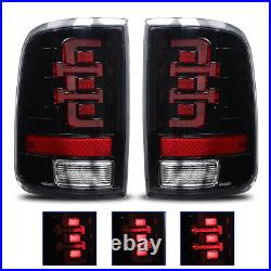 LED Sequential for 2004-2008 Ford F-150 Styleside Tail Lights Brake Rear Lamps
