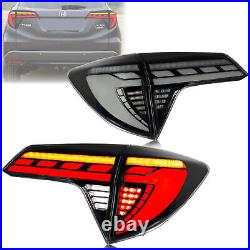 LED Smoke Tail Lights for Honda HR-V 2016-2022 Animation Rear Lamps Assembly