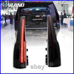 LED Smoked Tail Lights For 2015-2020 Chevrolet Tahoe Suburban Escalade Style