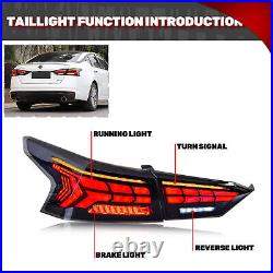 LED Smoked Tail Lights For 2019-2021 Nissan Altima Sequential Start-Up Animation