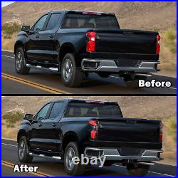 LED Smoked Tail Lights For 2019 20-2023 Chevy Silverado 1500 Incandescent Rear