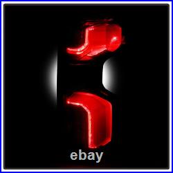 LED Smoked Tail Lights For 2019 20-2023 Chevy Silverado 1500 Incandescent Rear