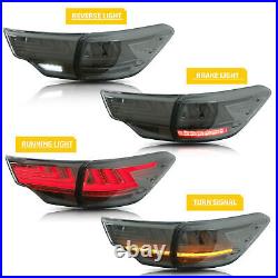 LED Smoked Tail Lights For Toyota Highlander 2015-2020 Rear Lamps Assembly