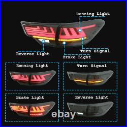 LED Smoked Tail lights For Toyota Highlander 2014-2019 Start-Up Animation