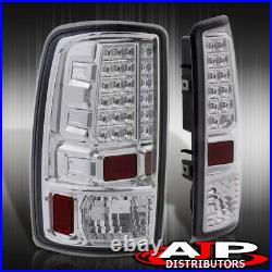 LED Stop Brake Tail Lights Lamps Clear For 2000-2006 Chevy Suburban Tahoe Yukon