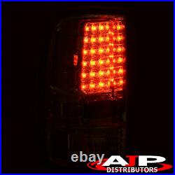 LED Stop Brake Tail Lights Lamps Clear For 2000-2006 Chevy Suburban Tahoe Yukon